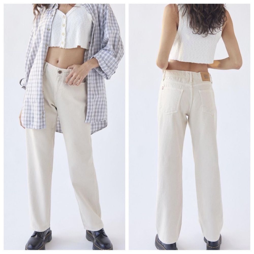 BDG Urban outfitters cowgirl straight jeans Womens‎ size 24 Cotton Baige pants